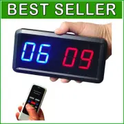 Dimmable LED Scoreboard for Sports - Remote Control Score Keeper - Kids & Adults