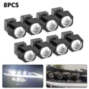 8x 1.5" inch Mini Bi LED Projector Lens 80W 6000K Headlight Retrofit Universal