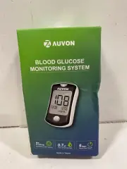 Auvon Blood Glucose Monitoring System Kit NO CODING Diabetic Machine