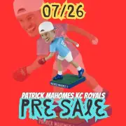 Patrick Mahomes KC Royals Bobblehead 07-26-24