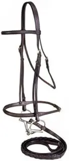 SilverFox Raised Snaffle Bridle