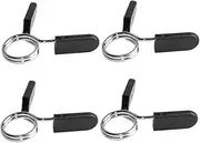OHPHCALL Barbell Clamp Collars Dumbbell Spring Clip Training Barbell Collars Gym Accessories for Men Weightlifting Dumbbell Clamps Barbell Spring Clip Set