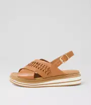 New Django & Juliette Rawal Scotch Leather Sandals Womens Shoes Casual