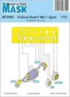 1/72 Special Hobby Folland Gnat/Ajeet Mask Paint Mask