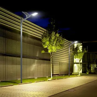 太陽能路燈 戶外庭院燈小區公園家用院子照明防水LED燈人體感應燈