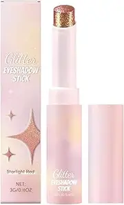 Shimmer Eyeshadow Stick, Makeup Eyeshadow Crayon Stick, Long Lasting Waterproof Festival Makeup for Sensitive Skin and Dry Skin
