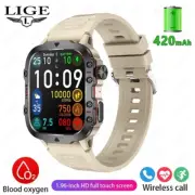 New Smart Watch 1.96 Inch Screen 420 Mah Bluetooth Call Voice Assistant Watch Sp