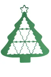 New AVANTI Multi Christmas Tree Cookie Cutters Cake Mold Decorating Baking Tool
