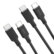 Laser 2M (2-pack) USB-C to USB-C Cable 60W (Black)
