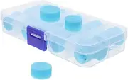 JECOMPRIS 30pcs Car Air Conditioning Valve Core Cover Electric Ac Port Cover Refrigeration Port Cap Vacuum Adaptor Ac Port Cap Operated Dryer Vent Cleaner Pool Auto Plastic Blue