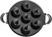 Perfk Donut Baking Pan Donut Maker Pan Anti Scald Homemade Breakfast Maker Mini Waffle Maker for Tea Party Brunches Snack Household