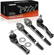A-Premium Set of 4, Front Inner & Outer Tie Rod End Kit, Compatible with Kia Sedona 2002 2003 2004 2005