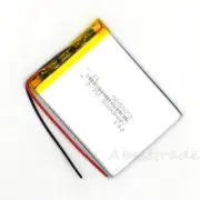 5Pcs 3.7V Lipo Battery 3000mAh 505573 Rechargeable Lipolymer Cell For GPS PSP DV