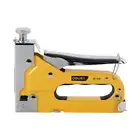 Deli Heavy Duty Staple Gun Nailer 3 in 1 Fastener Tacker with 600 Free Staples