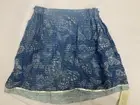 Millenium Short Tropez Blue Ombré Metallic Butterflies Skirt Pull On India L