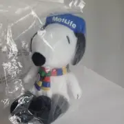 Peanuts Metlife Snoopy Plush 2014 Olympic Torch Sealed New 6"