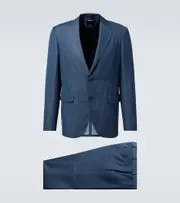 [Zegna] Zegna Wool and linen suit AU 87 blue