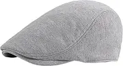 [Hellery] Beret Cap Men Women Flat Cap Adjustable 55cm-59cm Newsboy Cap Painter Hat for Traveling Fishing Camping Hunting Gardening