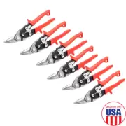 Wiss 9-3/4In. Compound Action Straight and Left Cut Aviation Snips (6-Piece)