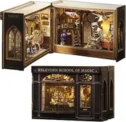 Sutinban Miniature House Kit, Tiny House Kits DIY Wooden Crafts for Adults and Teens, 1:100 Sacle Mini Model Kits Mini Dollhouse Kit Best Birthday Gifts (Magical Fate)