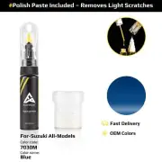Touch Up Paint For Suzuki All Models 7030M Blue With Polish Paste