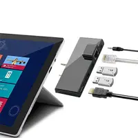 在飛比找樂天市場購物網優惠-usb-c擴展塢微軟Surface Go/2平板轉換器USB