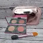 Mally Beauty 24/7 Illuminating Blush And Brush System Light, Deep With case.