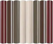Xuegier Skin Tone Bubble Vinyl Heat Transfer - 8 Pieces Bubble Vinyl, 4 Brown HTV Colors, 3D Puff Heat Transfer Vinyl T-Shirt