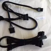 EVGA SuperNOVA 6 pin 2x SATA 2X MOLEX DRIVER power cable ,ORIGINAL