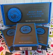 3 CRABTREE & EVELYN MEN'S INDIAN SANDALWOOD with CYPRESS BODY BAR BATH SOAPS