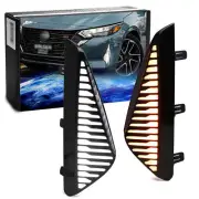 White/Amber Sequential Switchback LED Daytime Running Lamp For 24+ Nissan Sentra (for: Nissan)