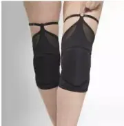 – Black Fire – Pole Dance Knee Pads – Perfect Woman Protection for Ballet Modern