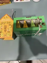 Bee Town Honey Lemon Ginger Green Tea & English Tea Shop Loose Leaf Pyramid