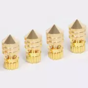 4pcs Speaker Anti-Shock Spike Isolation Stand Feet Speaker Cone Foot Nail M8*23