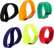 Alasum 12Pcs Hook and Loop Bike Wheel Straps for Stabilizing and Securing Cables Lightweight and Portable Cinch Straps for Reducing Tangles and Confusion