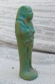 Egyptian Ushabti Ancient Anubis Statue Stone Handmade Antique Bazareg