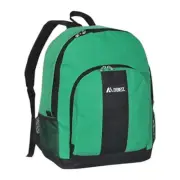 Everest Backpack Front and Side Pockets Green