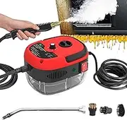 Steam Cleaners, 2500W Handheld Steam Cleaner with 6 Speeds High-Pressure, Steamer Cleaning Machine with 3 Brush Heads, 2.2M Steam Pipe, for Cleaning Tile Car Kitchen Bathroom Living Room