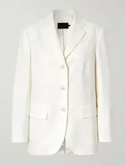 [Proenza Schouler] Proenza Schouler - Sandis Crepe Blazer - White - US10 US 10 White