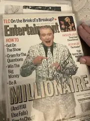 Regis Philbin Entertainment Weekly Magazine Signed “Millionaire” & Live! Host