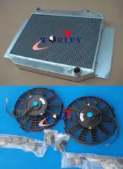 3 ROW Aluminium Radiator&FANS FOR Holden Kingwood HG HT HK HQ HJ HX V8 Manual MT