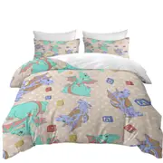 ABC Boys Dragon Pattern Quilt Cover