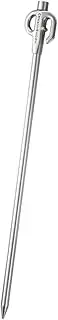 SEWOART Pet Tie Out Stake Durable Stainless Steel Camping Tent Stake for Outdoor Use Easy to Install for Dogs for Hiking and Securing
