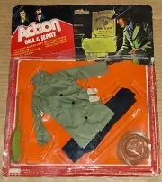 Gi Joe Knock off BILL & JERRY k/o Malsen LJN Toys SECRET SPY 12" Mr. Action Man
