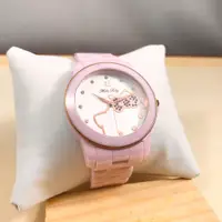 在飛比找蝦皮購物優惠-正版 凱蒂貓 系列 Hello Kitty 粉紅陶瓷 女錶 