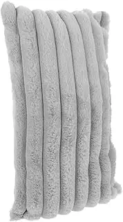PERSELOSO Sofa Pillowcase Cover Simple Color Throw Pillow Accessory for Home and Office Decor Lightweight Faux Rabbit Fur Cushion Cover for Festivals and Everyday Use