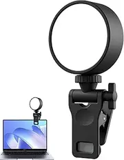 Ring Light Clip On - Small Ring Light for Monitor | Portable Ring Light for Selfie, Live Streaming, Makeup, 6 Inch Selfie Ring Light with Adjustable Light Modes