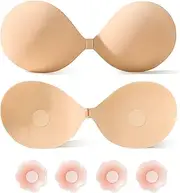 [Maudzlan] Adhesive Bra Push Up Strapless 3D Silicone Bra
