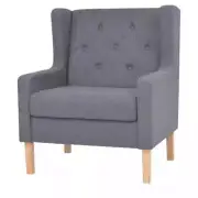 Armchair Grey Fabric