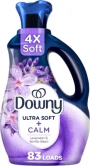 Downy Ultra Soft Fabric Softener Liquid, Calm, Lavender and Vanilla Bean, 56...
